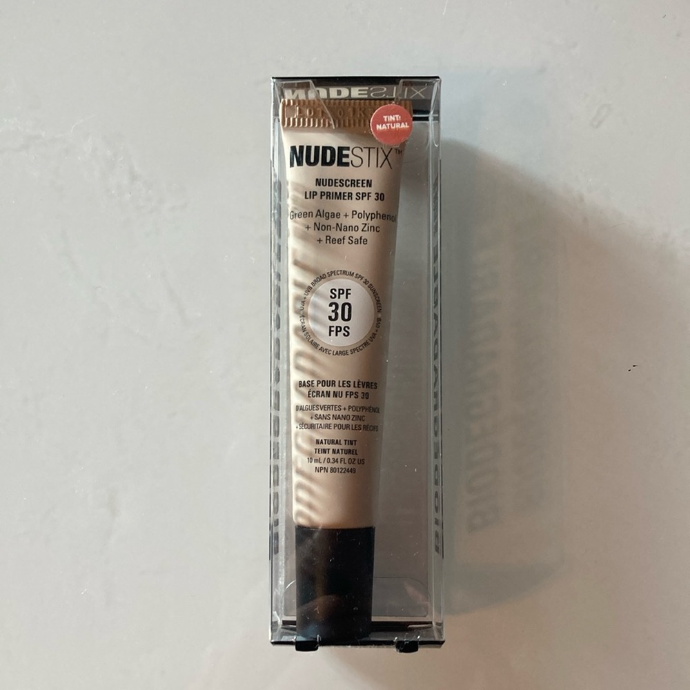 NIB NudeStix Nudescreen Lip Primer spf 30 10 ml